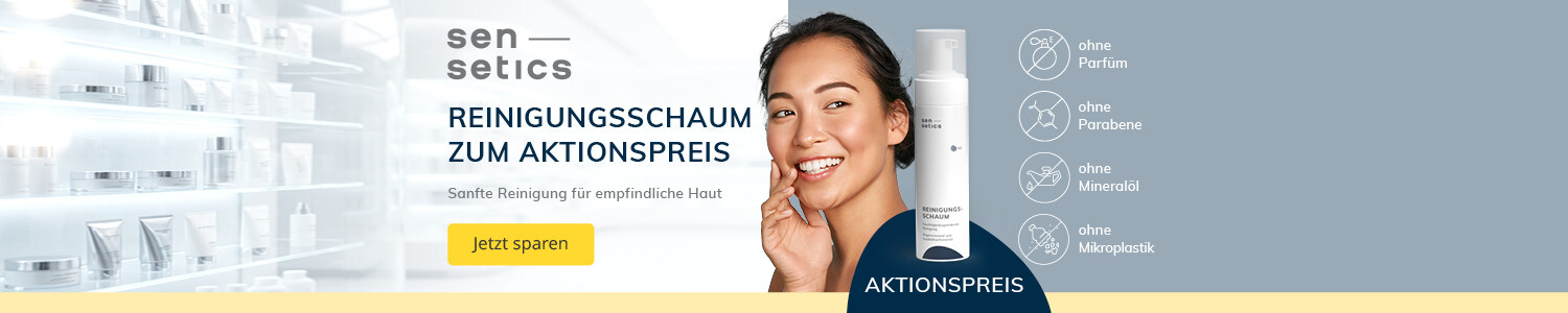 sensetics Reinigungsschaum zum Aktionspreis - sanfte Reinigung für empfindliche Haut