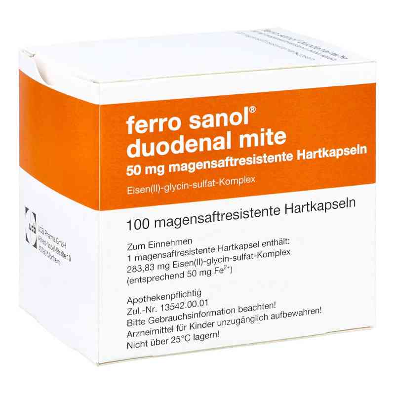 Ferro sanol duodenal mite 50mg 100 stk online kaufen