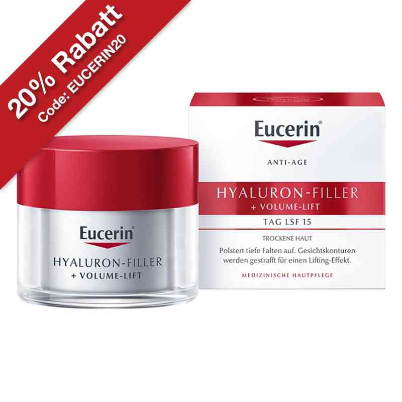 Eucerin Hyaluron Filler Volume-Lift Tag trockene Haut 50 ml von Beiersdorf AG Eucerin PZN 02398107