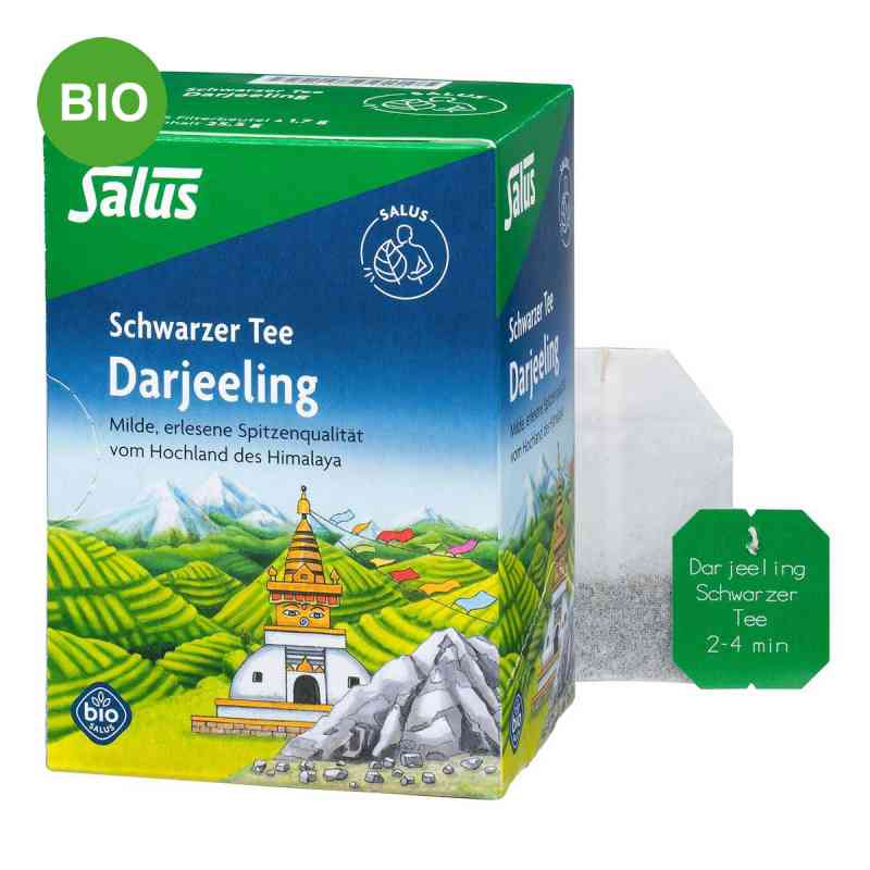 Darjeeling Schwarzer Tee Bio Salus Filterbeutel 15 stk von SALUS Pharma GmbH PZN 05371853