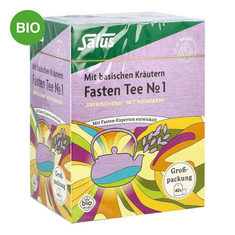 Fasten Tee Nummer 1 erfrischend bio Salus 40 stk von SALUS Pharma GmbH PZN 05727416
