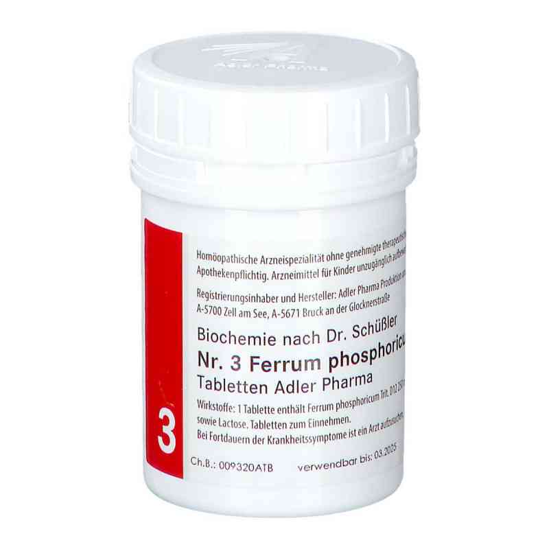 Adler Schüssler Salze Nummer 3 Ferrum phosphoricum D12 100 g