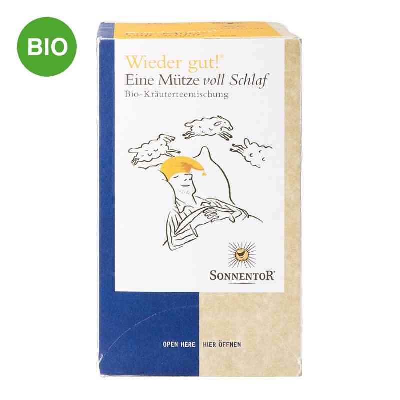 Sonnentor Eine Mütze voll Schlaf Tee 18 stk von SONNENTOR KRAEUTERHANDELSGMBH PZN 08200383