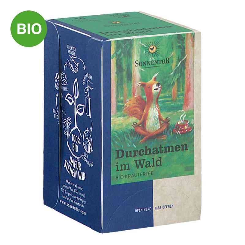 SONNENTOR Durchatmen im Wald Bio Kräutertee 18 stk von SONNENTOR KRAEUTERHANDELSGMBH PZN 08202001