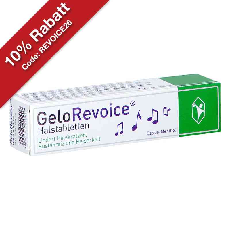 GeloRevoice Halstabletten Cassis-Menthol 20 stk von GEBRO PHARMA GMBH PZN 08202156