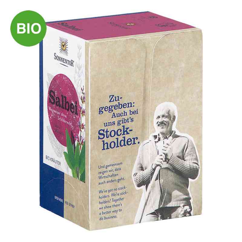 SONNENTOR Salbei Tee bio 18 stk von SONNENTOR KRAEUTERHANDELSGMBH PZN 08202246