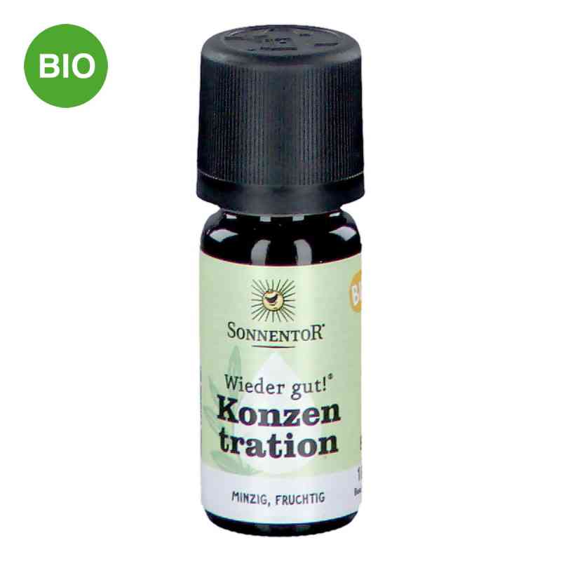 Sonnentor Wieder Gut! Konzentration Ätherisches Öl 10 ml von SONNENTOR KRAEUTERHANDELSGMBH PZN 08202413