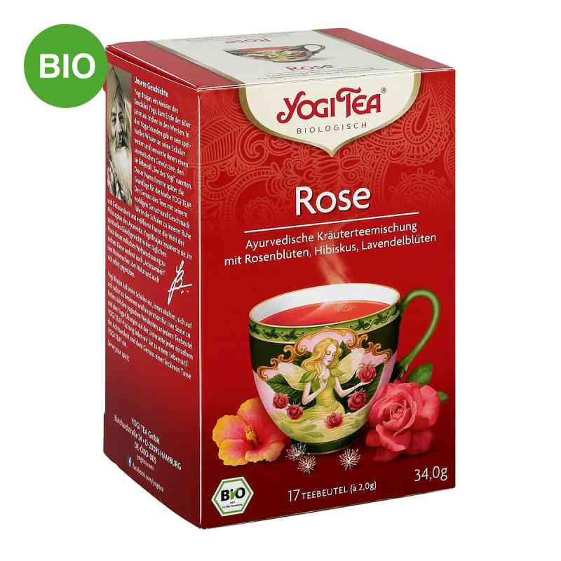 Yogi Tea Rose Bio Filterbeutel 17X2.0 g von YOGI TEA GmbH PZN 09687731