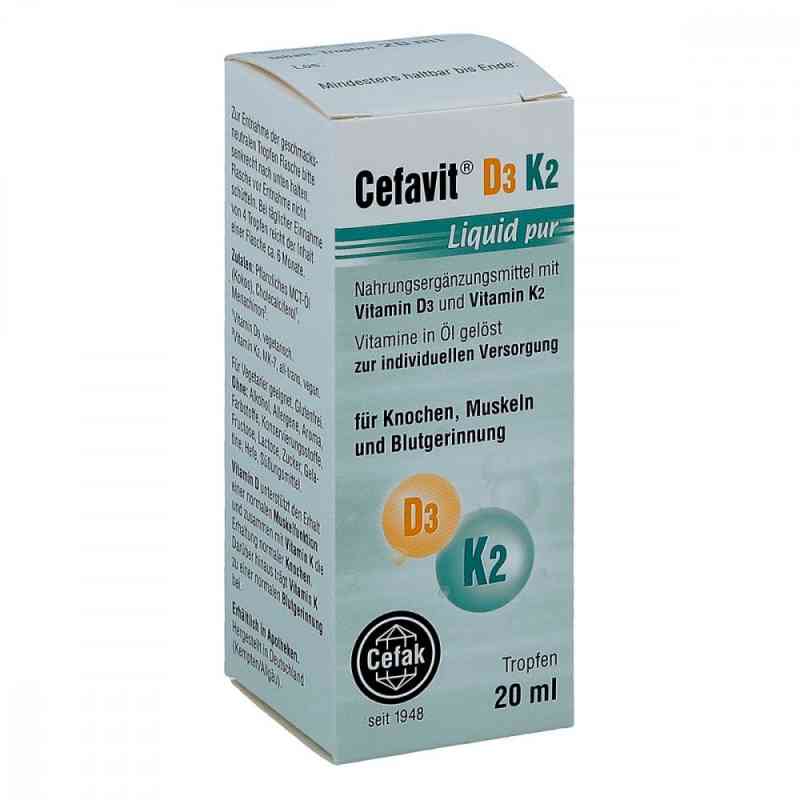 Cefavit D3 K2 Liquid Pur Tropfen Zum Einnehmen 20 Ml