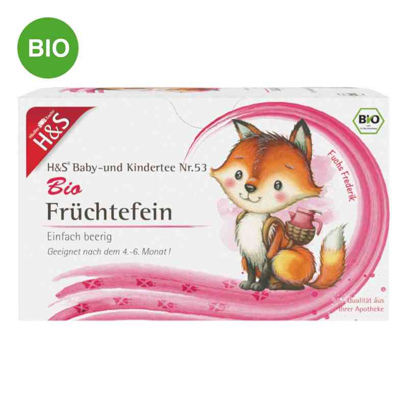 H&s Bio Baby- und Kindertee Früchtefein Filterbeutel 20X2.5 g von H&S Tee - Gesellschaft mbH & Co. PZN 14264234