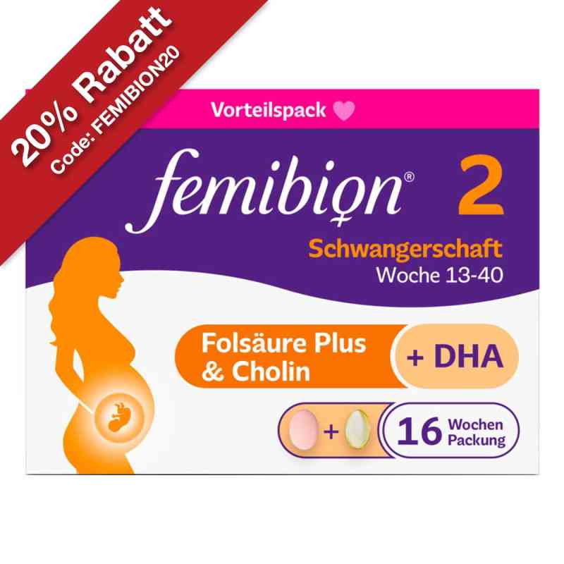 Femibion 2 Schwangerschaft Tabletten 2X112 stk von WICK Pharma - Zweigniederlassung der Procter & Gam PZN 15200035