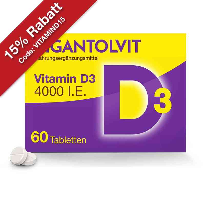 Vigantolvit 4.000 internationale Einheiten Vitamin D3 Tabletten 60 stk von WICK Pharma - Zweigniederlassung der Procter & Gam PZN 18107141