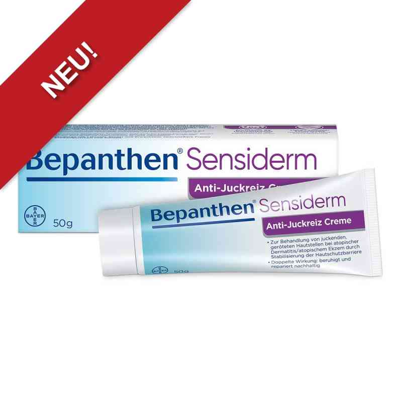 Bepanthen Sensiderm Anti-Juckreiz Creme 50 g von Bayer Vital GmbH PZN 20195158