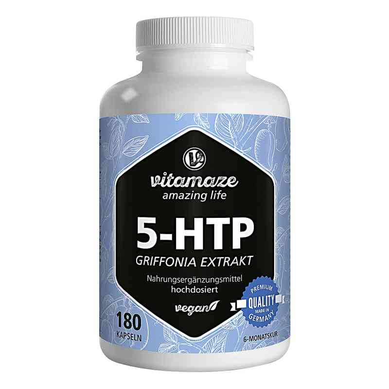 5-HTP 200 mg Griffonia Extrakt hochdos.vegan Kapsel (n) 180 stk von Vitamaze GmbH PZN 16018700