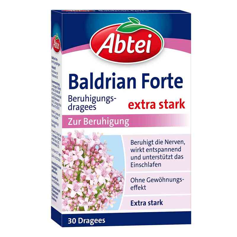 Abtei Baldrian forte Beruhigungsdragees 30 stk von Perrigo Deutschland GmbH PZN 00270076