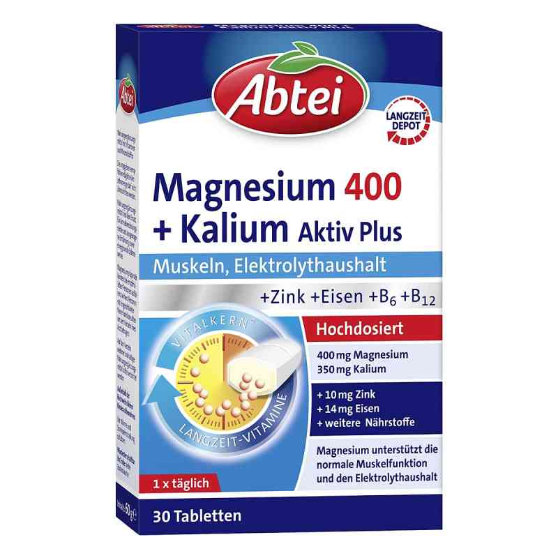 Abtei Magnesium 400 + Kalium Aktiv Plus 30 stk von Perrigo Deutschland GmbH PZN 17908465