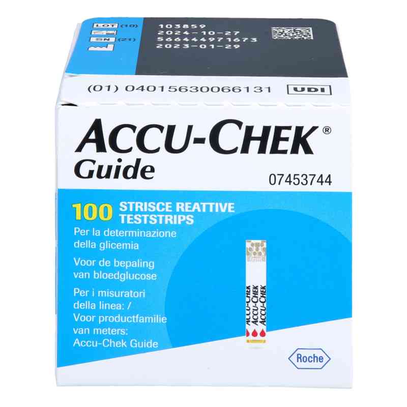 Accu-chek Guide Teststreifen 100 stk von B2B Medical GmbH PZN 17971162