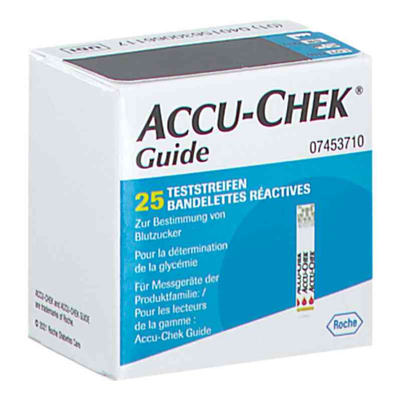 Accu-Chek Guide Teststreifen 25 stk von ROCHE DIABETES CARE AUSTRIA GMBH PZN 08201472