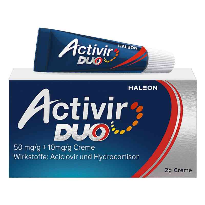 Activir DUO 50mg/g + 10mg/g Lippenherpes Creme bei Fieberblasen 2 g von HALEON-GEBRO CONSUMER HEALTH GMBH PZN 08200436