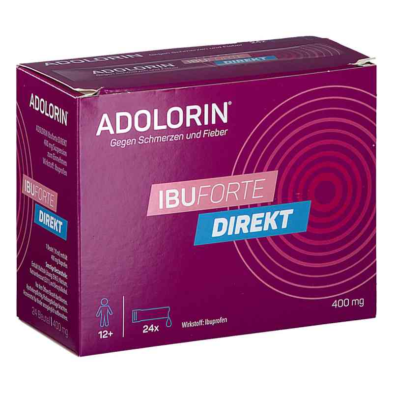 ADOLORIN Ibuforte DIREKT 400 mg Suspension 24 stk von KWIZDA PHARMA GMBH PZN 08201148