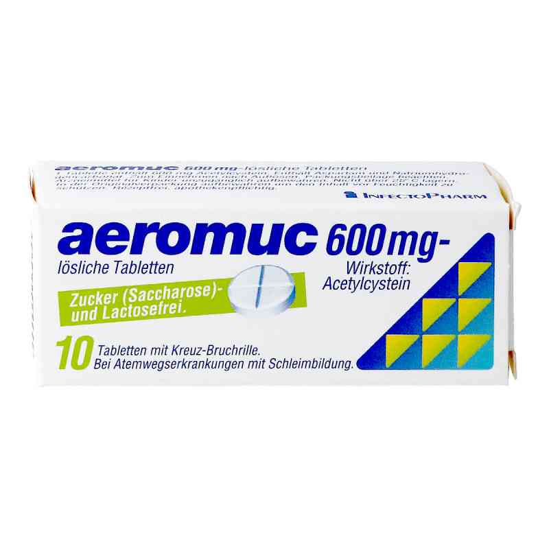 aeromuc 600 mg 10 stk von INFECTOPHARM ARZNEIMITTELGMBH PZN 08200057