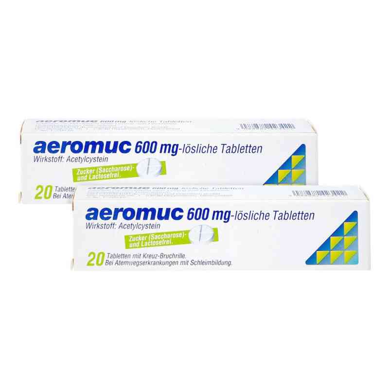 aeromuc 600 mg 2x20 stk von Bie-Dro PZN 08103235