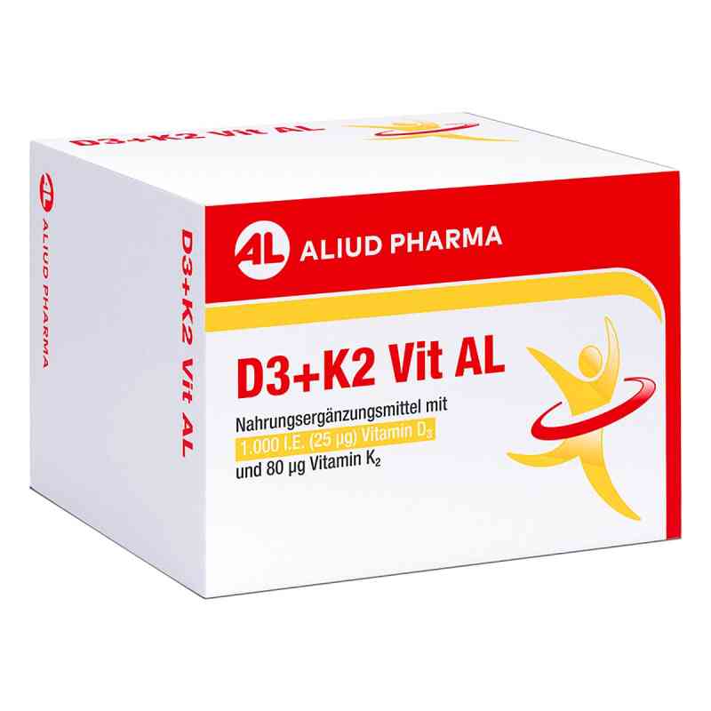 Aliud Pharma D3 + K2 Vit AL Kapseln 90 stk von ALIUD Pharma GmbH PZN 18231527