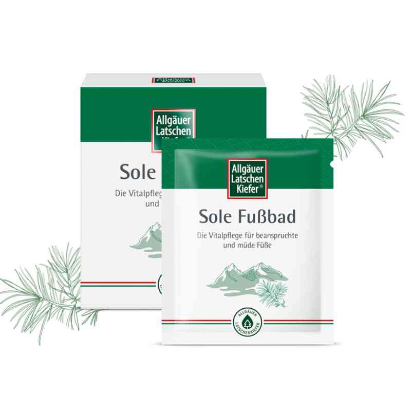 Allgäuer Latschenkiefer Sole Fußbad 10X10 g von Dr. Theiss Naturwaren GmbH PZN 01986492