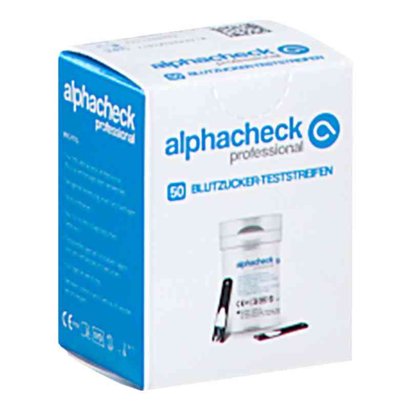 Alphacheck professional Blutzuckerteststreifen 50 stk von Berger Med GmbH PZN 09208529