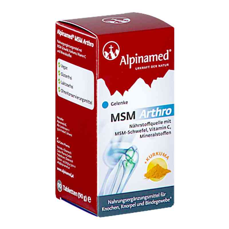 Alpinamed MSM Arthro Tabletten 90 stk von GEBRO PHARMA GMBH PZN 08201161