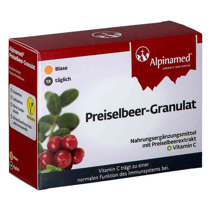 Alpinamed Preiselbeer Granulat 20 stk von GEBRO PHARMA GMBH PZN 08200464