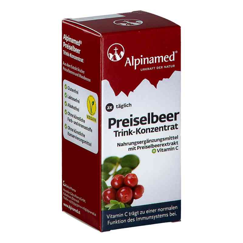 Alpinamed Preiselbeer Trink Konzentrat 100 ml von GEBRO PHARMA GMBH PZN 08200460