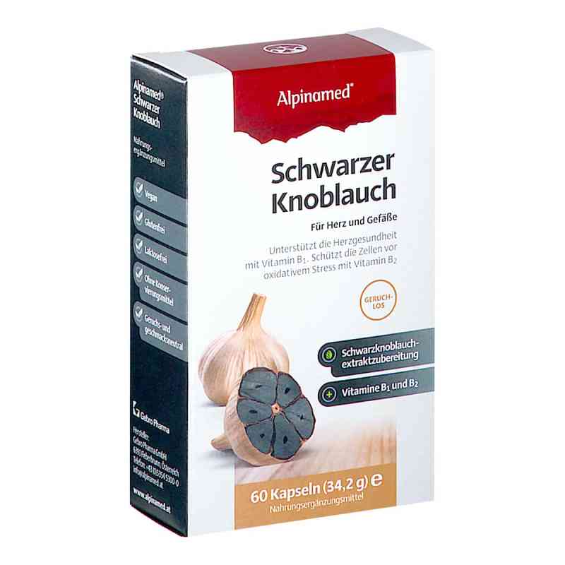 Alpinamed Schwarzer Knoblauch vegan Kapseln 60 stk von GEBRO PHARMA GMBH    PZN 08201163