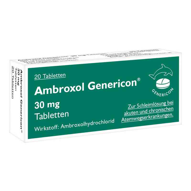 Ambroxol Genericon 30 mg Tabletten 20 stk von GENERICON PHARMA GES.M.B.H.      PZN 08200465