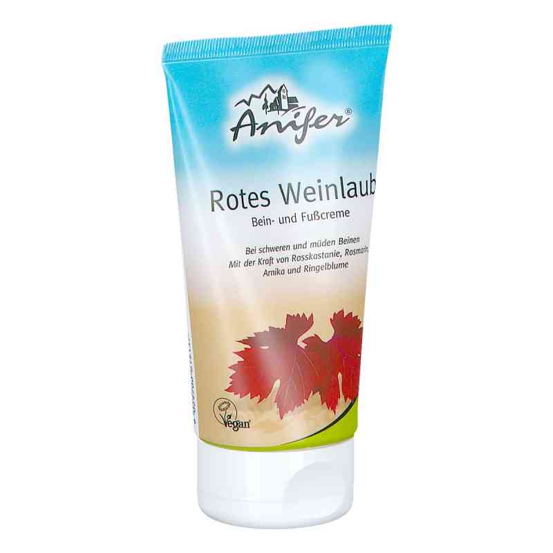 Anifer Rotes Weinlaub Bein und Fußcreme 150 ml von ECA-MEDICAL HANDELSGMBH PZN 08201216