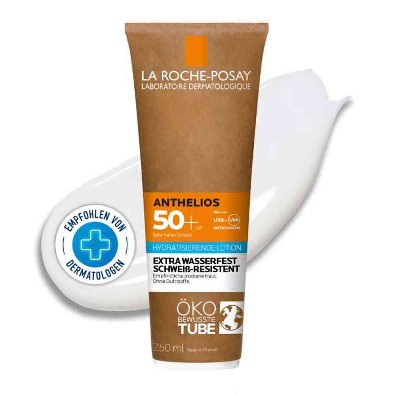 Anthelios Milch LSF 50+ - Tube mit Pappe 250 ml von L'Oreal Deutschland GmbH PZN 16851622