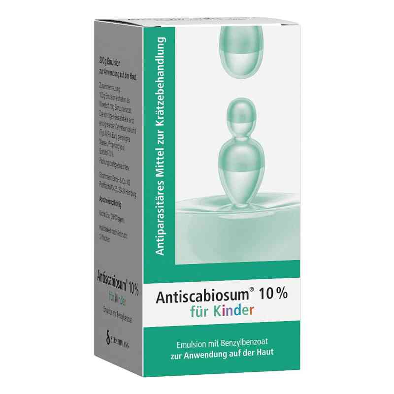 Antiscabiosum 10% für Kinder zur Krätzebehandlung 200 g von Strathmann GmbH & Co.KG PZN 07286761