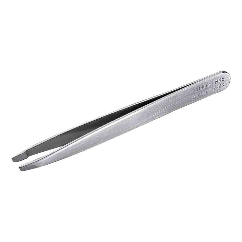 Apoline Pinzette schräg 9,7 cm Inox rostfrei 1 stk von WEPA Apothekenbedarf GmbH & Co KG PZN 10851472