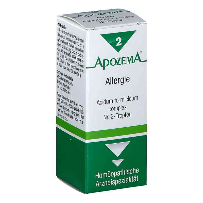 Apozema Allergie Acidum formicicum complex Nummer 2 Tropfen 50 ml von APOMEDICA PHARMAZEUTISCHE PRODUK PZN 08200813