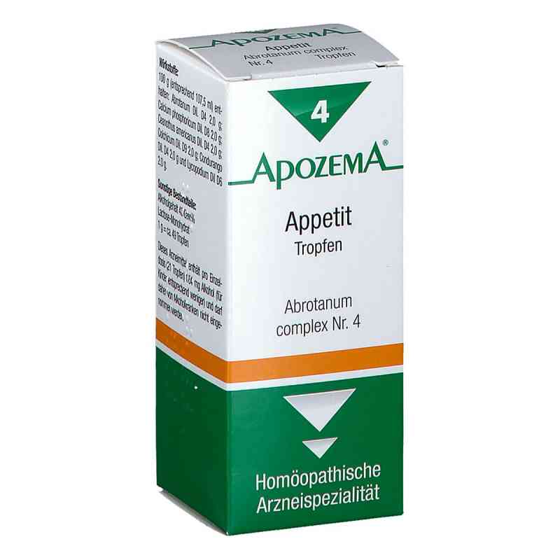 Apozema Appetit Abrotanum complex Nummer 4 Tropfen 50 ml von APOMEDICA PHARMAZEUTISCHE PRODUK PZN 08200821