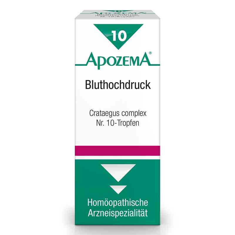 Apozema Bluthochdruck Crataegus complex Nummer 10 Tropfen 50 ml von APOMEDICA PHARMAZEUTISCHE PRODUKTE GMBH PZN 08200390
