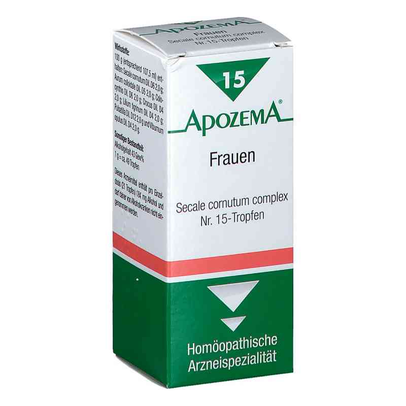 Apozema Frauen Secale cornutum complex Nummer 15 - Tropfen 50 ml von APOMEDICA PHARMAZEUTISCHE PRODUK PZN 08200812