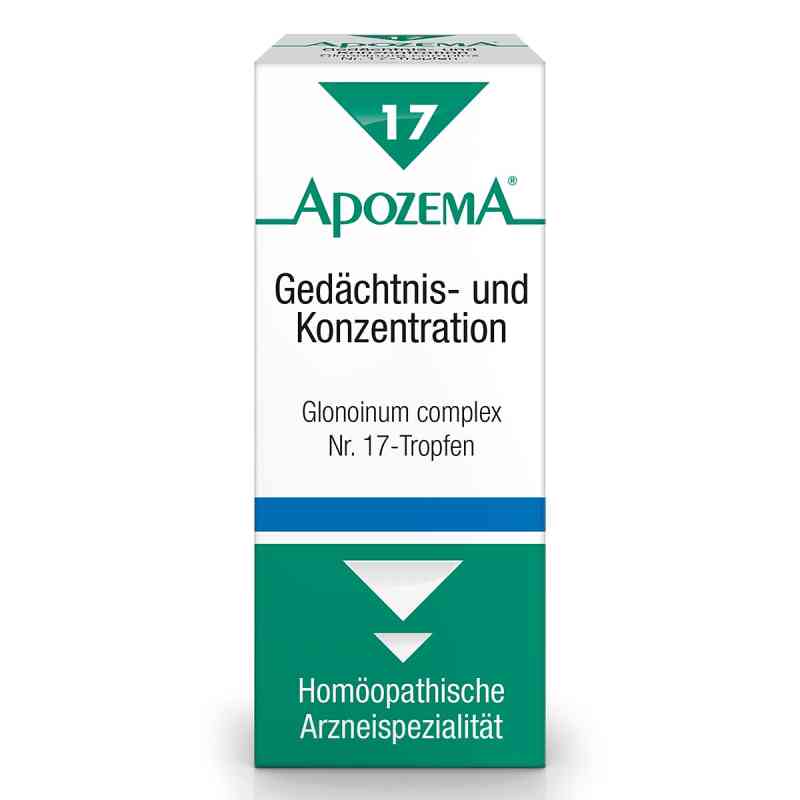 Apozema Gedächtnis- und Konzentration Glonoinum complex Nummer 1 50 ml von APOMEDICA PHARMAZEUTISCHE PRODUKTE GMBH PZN 08200953