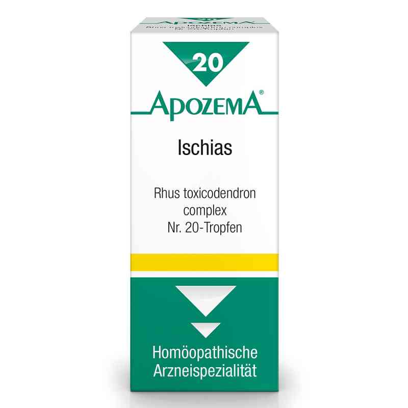 Apozema Ischias Rhus toxicodendron complex Nummer 20 Tropfen 50 ml von APOMEDICA PHARMAZEUTISCHE PRODUKTE GMBH PZN 08200954