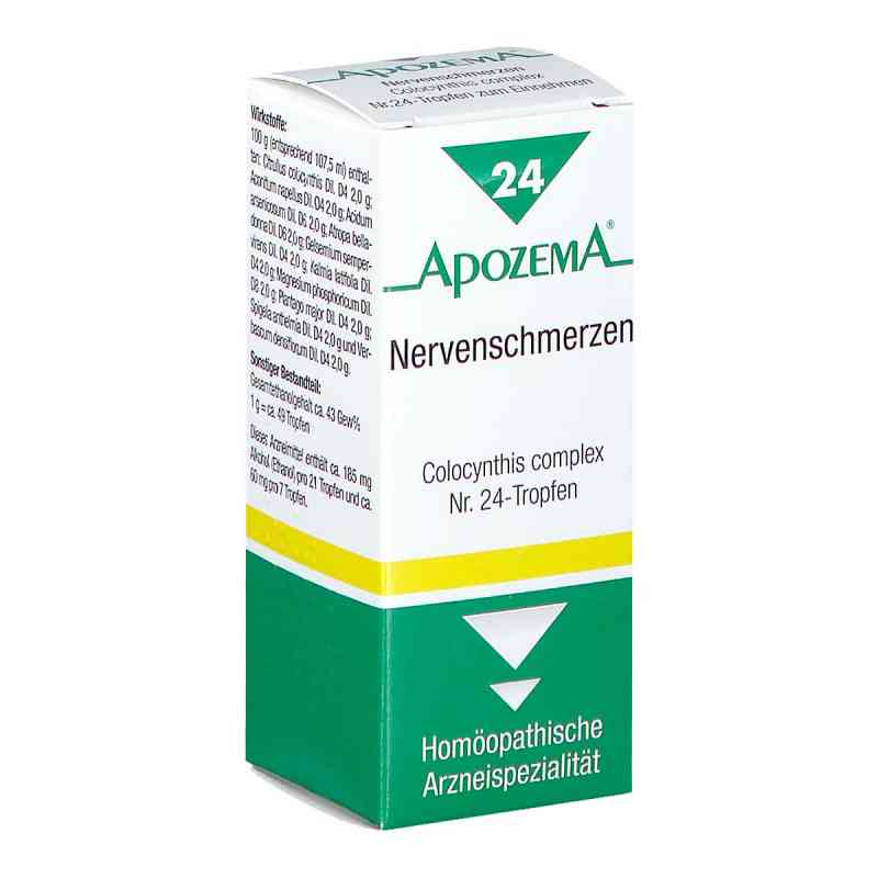Apozema Nervenschmerzen Colocynthis complex Nummer 24 Tropfen 50 ml von APOMEDICA PHARMAZEUTISCHE PRODUK PZN 08200816