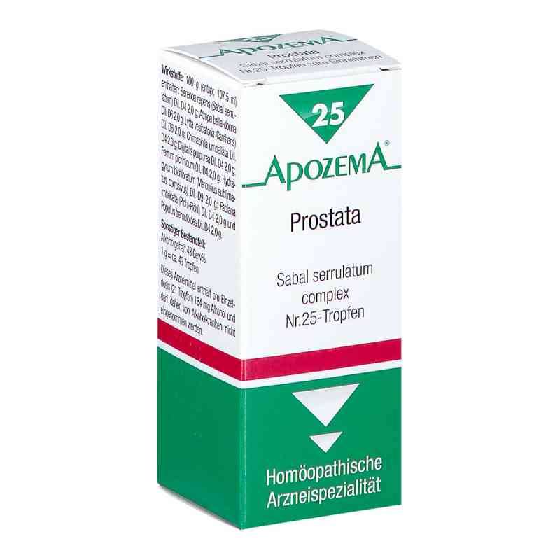 Apozema Prostata Sabal serrulatum complex Nummer 25 Tropfen 50 ml von APOMEDICA PHARMAZEUTISCHE PRODUK PZN 08200817