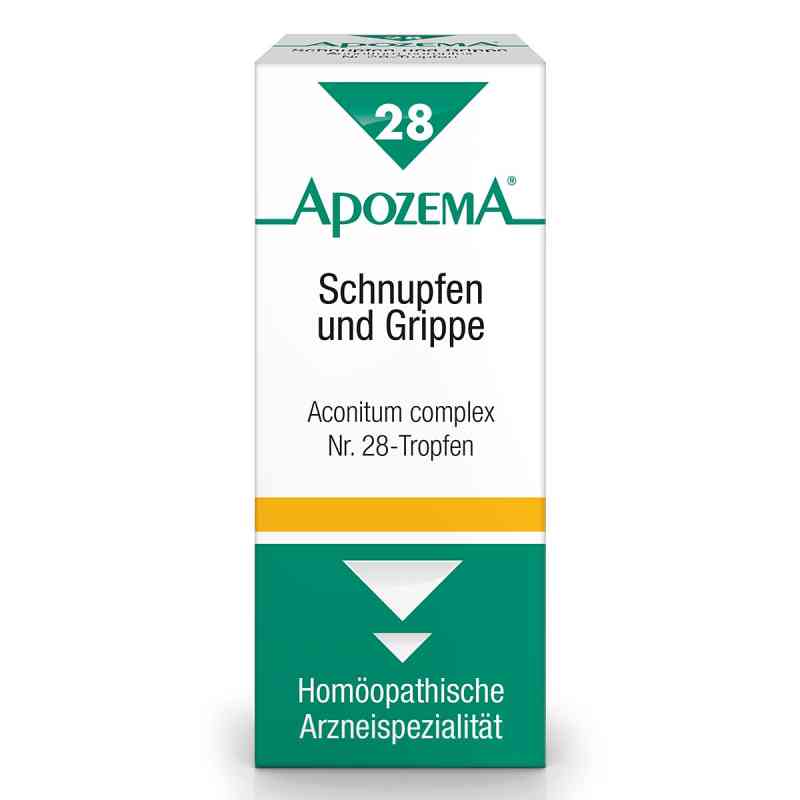 Apozema Schnupfen und Grippe Aconitum complex Nr.28 Tropfen 50 ml von APOMEDICA PHARMAZEUTISCHE PRODUKTE GMBH PZN 08200947