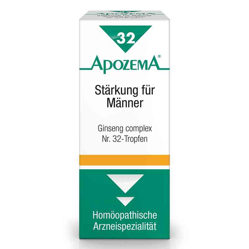 Apozema Stärkung für Männer Ginseng complex Nummer 32 Tropfen 50 ml von APOMEDICA PHARMAZEUTISCHE PRODUKTE GMBH PZN 08200940