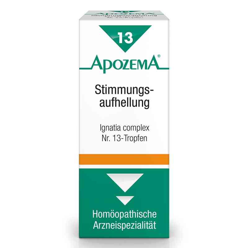 Apozema Stimmungsaufhellung Ignatia complex Nummer 13 Tropfen 50 ml von APOMEDICA PHARMAZEUTISCHE PRODUKTE GMBH PZN 08200814