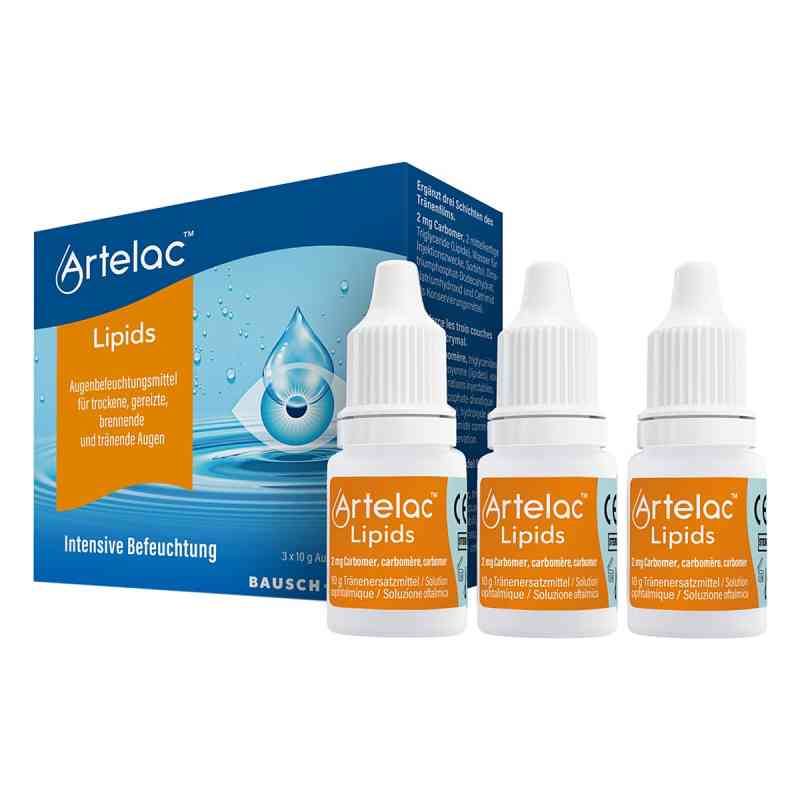 Artelac Lipids Augengeltropfen für stark tränende Augen 3X10 g von Dr. Gerhard Mann Chem.-pharm.Fabrik GmbH PZN 07707205